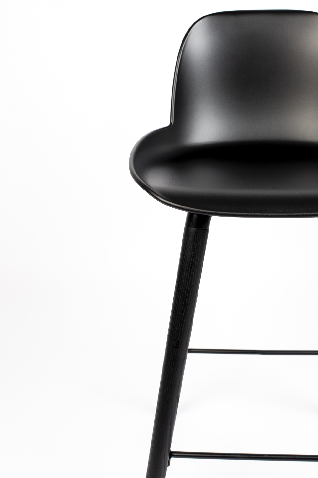 Barkruk Albert Kuip  (zithoogte 65 cm) zwart - set van 2