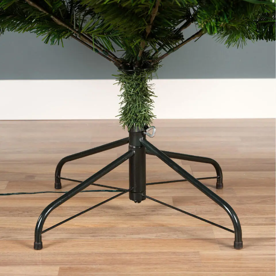 Everlands Kunst Kerstboom met verlichting - 210 cm
