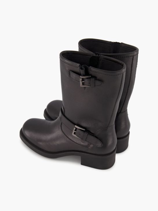 5th Avenue Cowboy- & Bikerboot Schwarz