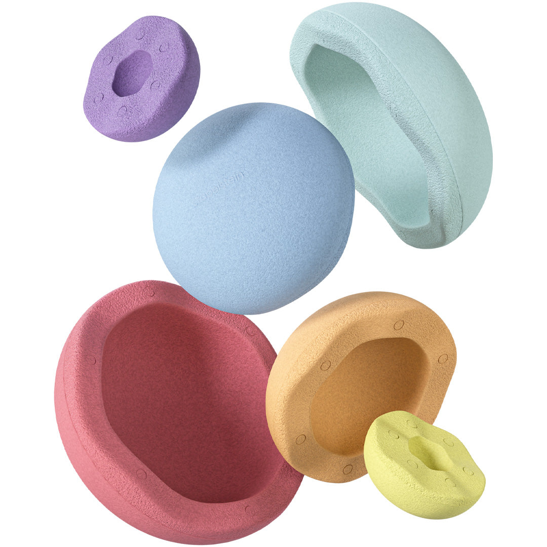 Stapelstein inside rainbow pastel - 6st