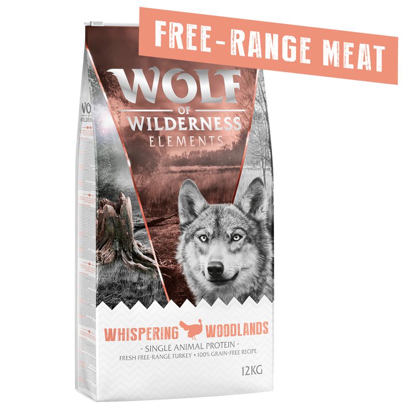 Wolf of Wilderness Whispering Woodlands dinde élevée en liberté - sans céréales
