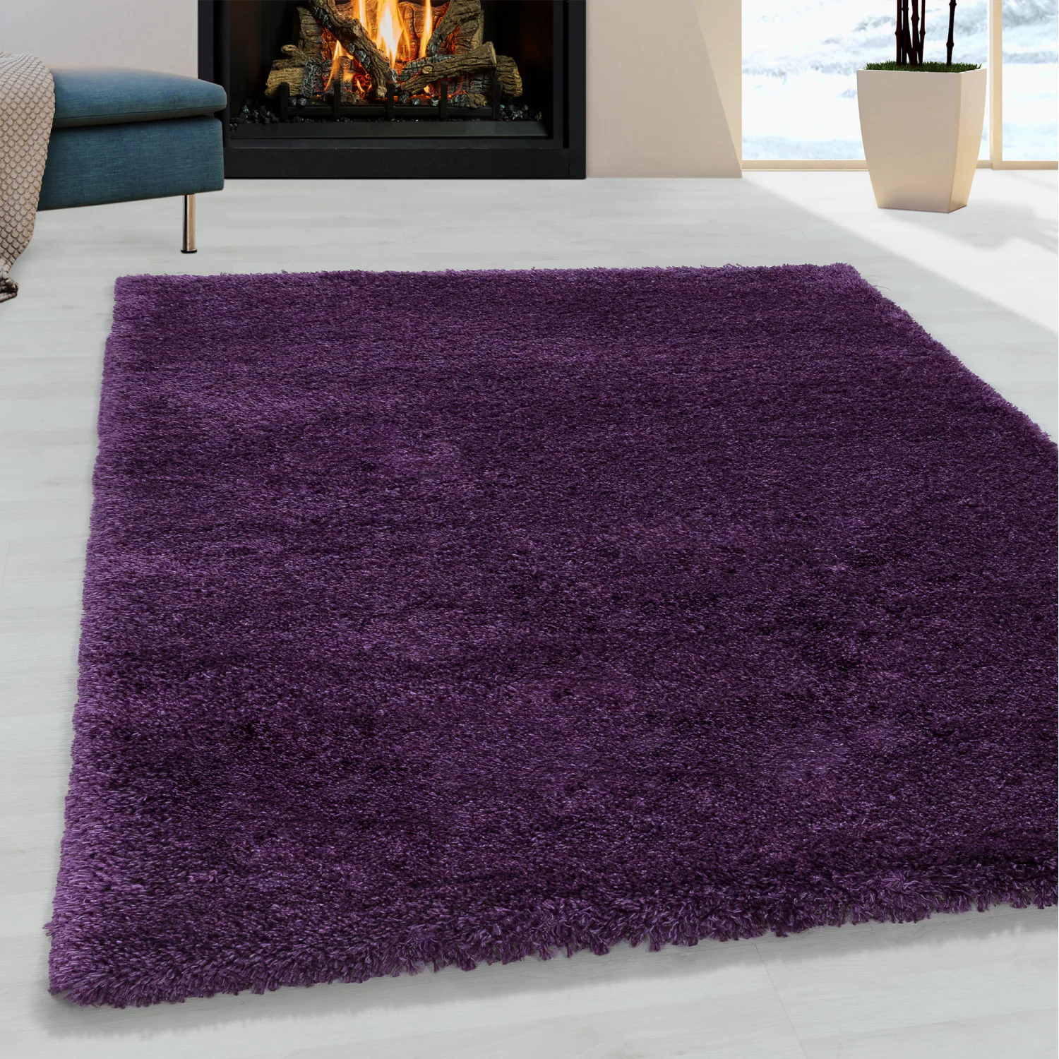 Wunderschöne Shaggy Hochflor Langflor 30mm Shaggy Teppich in Verschiedene Farben