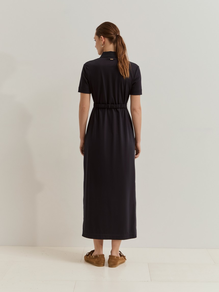 Vestido comprido em algodão