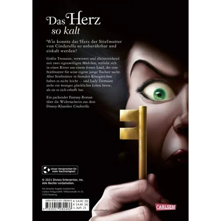 Carlsen Verlag Disney. Villains 8: Das Herz so kalt (Cinderella)