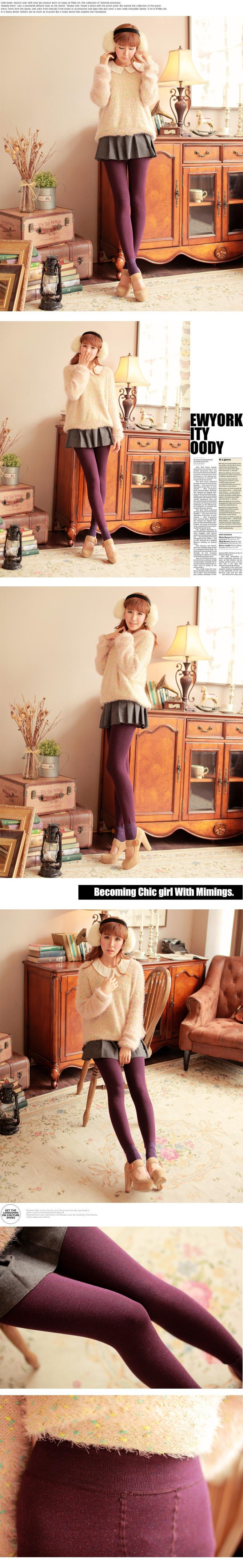 Cottonet - Legging met fleecevoering