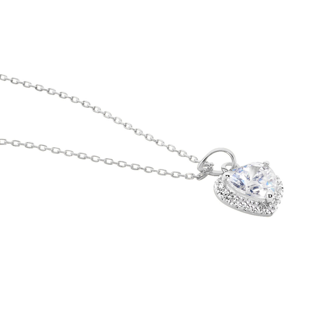 Collier Dari Or Blanc Oxyde De Zirconium