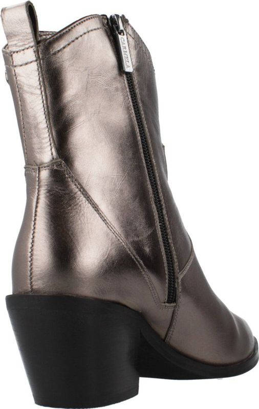 CARMELA - 161776 - Dameslaars - Zwart - Leer - Antislip Zool