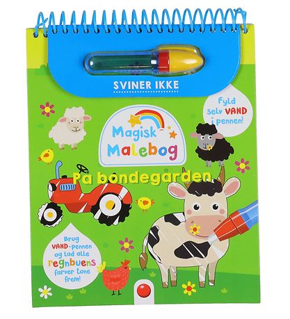 Forlaget Bolden Malebog - Magisk Malebog - P? Bondeg?rden