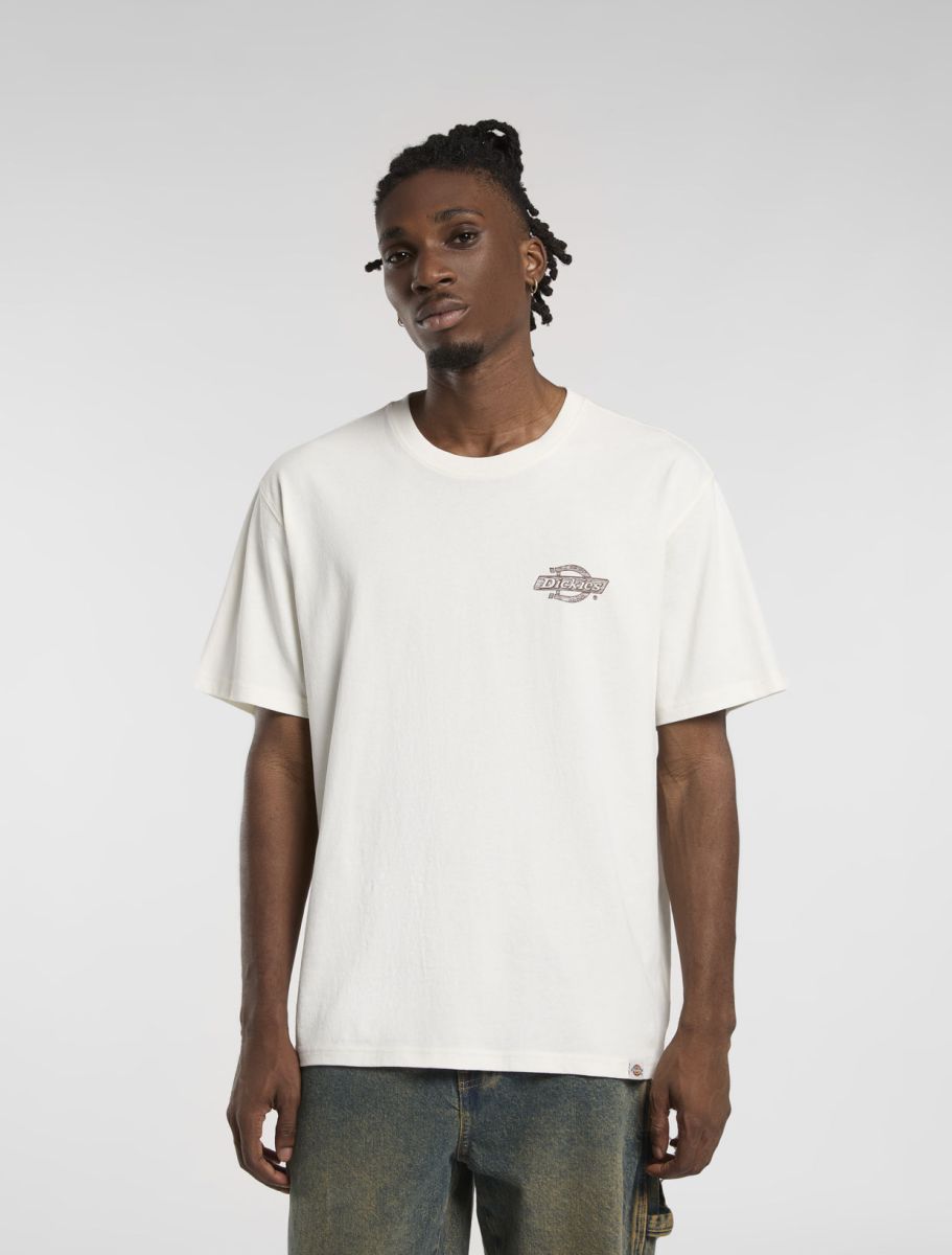Dickies Wood Logo Tee Egret