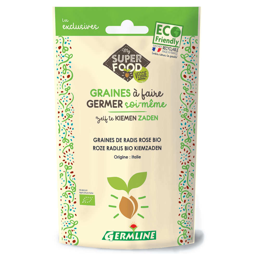 Radis rose bio - Graines à germer