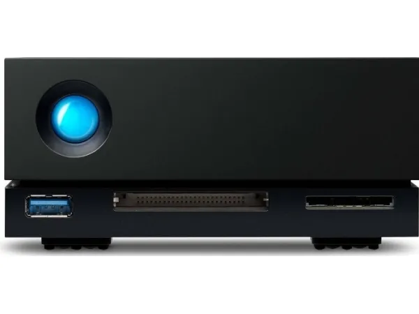 LaCie 1big Dock STHS4000800 - Harddisk-array - 4 TB - 1 bays (SATA-600) - HDD 4 TB x 1 - Thunderbolt 3, USB 3.1 (ekstern) - med 5 års Rescue Data Recovery Service Plan