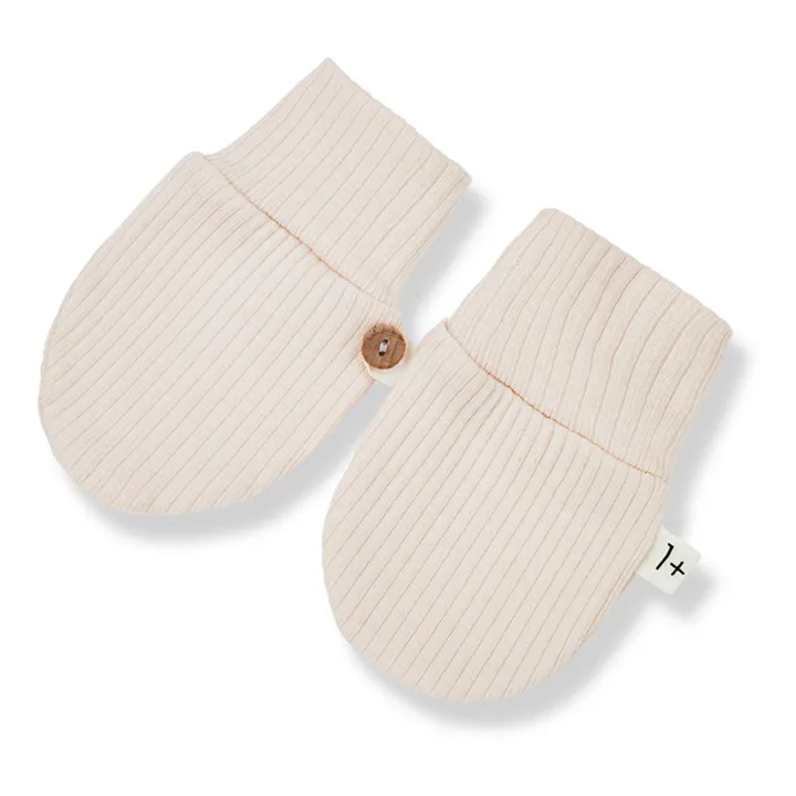 1+ in the family Mitaines Côtelées Lyocell Nura | Beige rosé