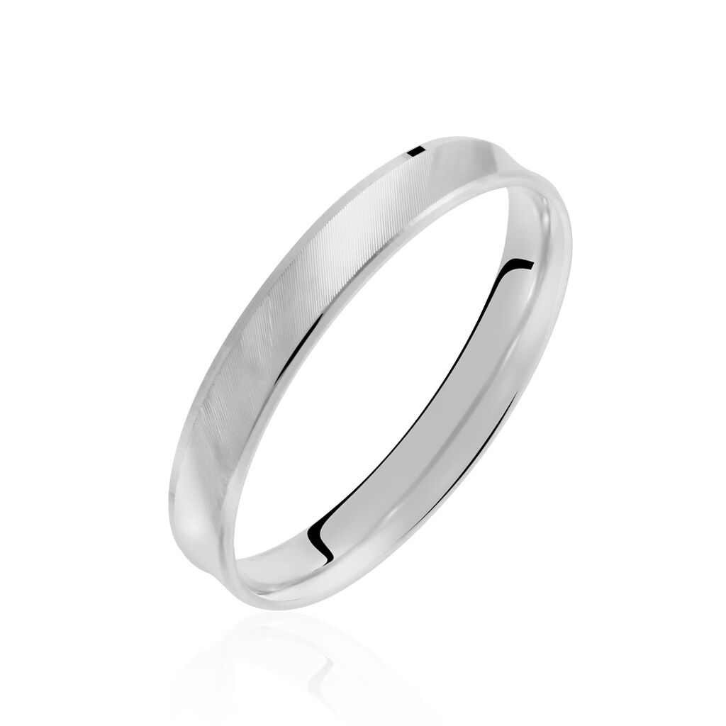 Alliance Matheo Ruban Plat Or Blanc