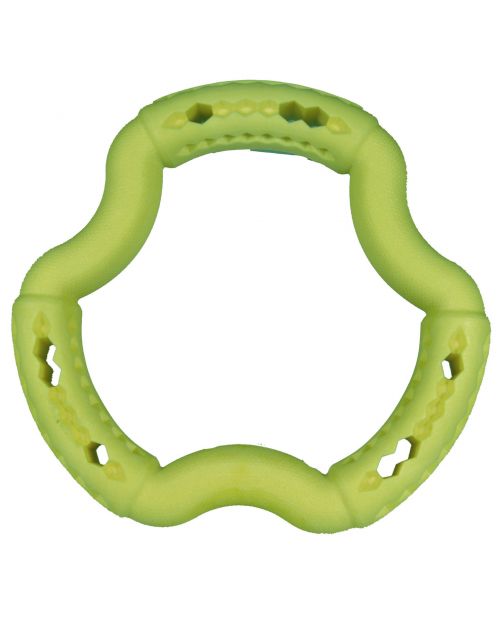 Vadigran Tpr Ring Green Apple Groen - Hondenspeelgoed