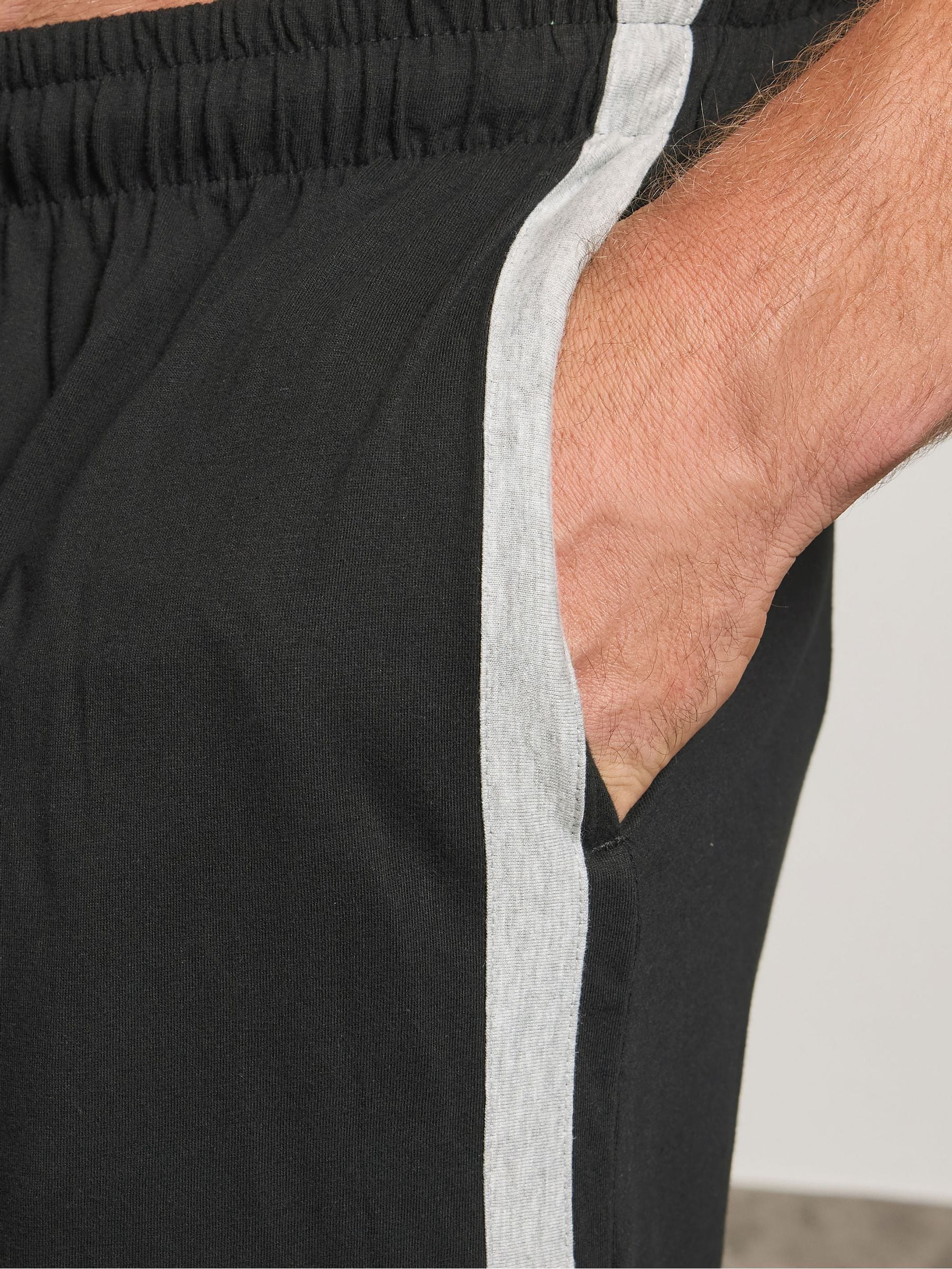 Zwart - BadRhino Big & Tall Jersey Lounge Joggingbroeken