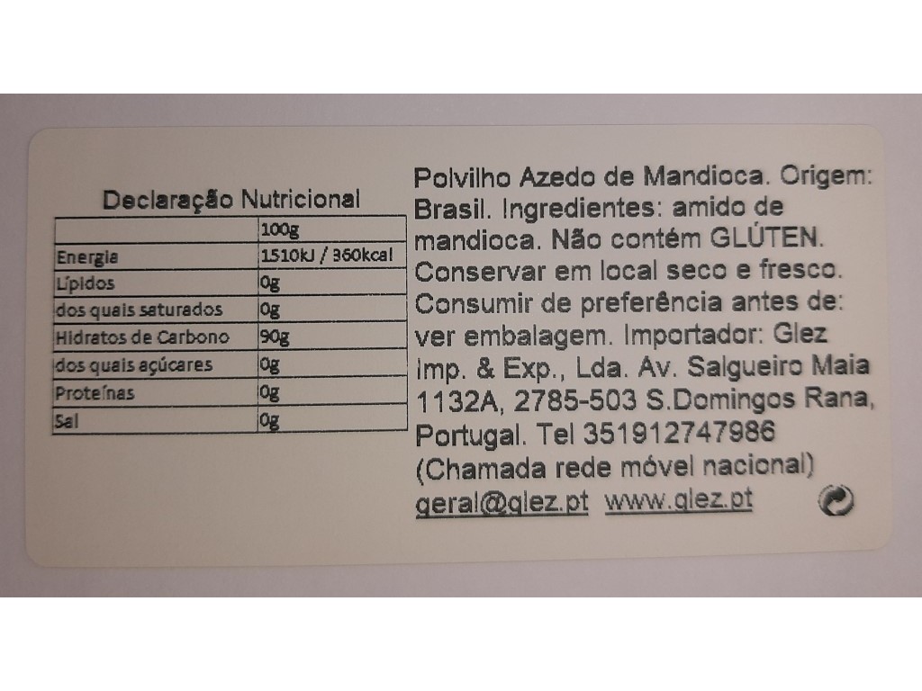 POLVILHO YOKI AZEDO 500G