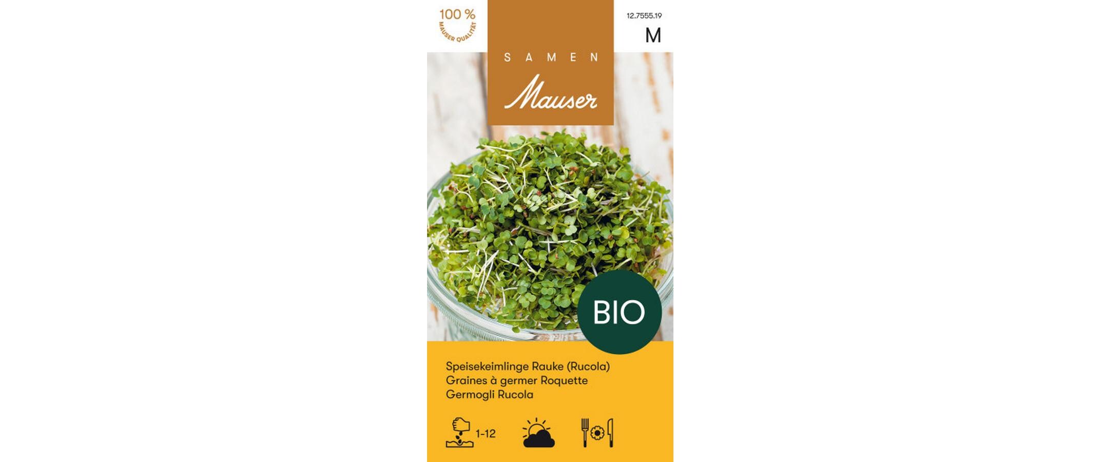 Keimsprossen Rauke (Rucola) 200 gGemüsesamen