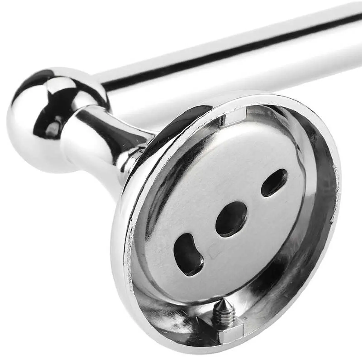 Porte-serviettes mural inox Universal - Argent