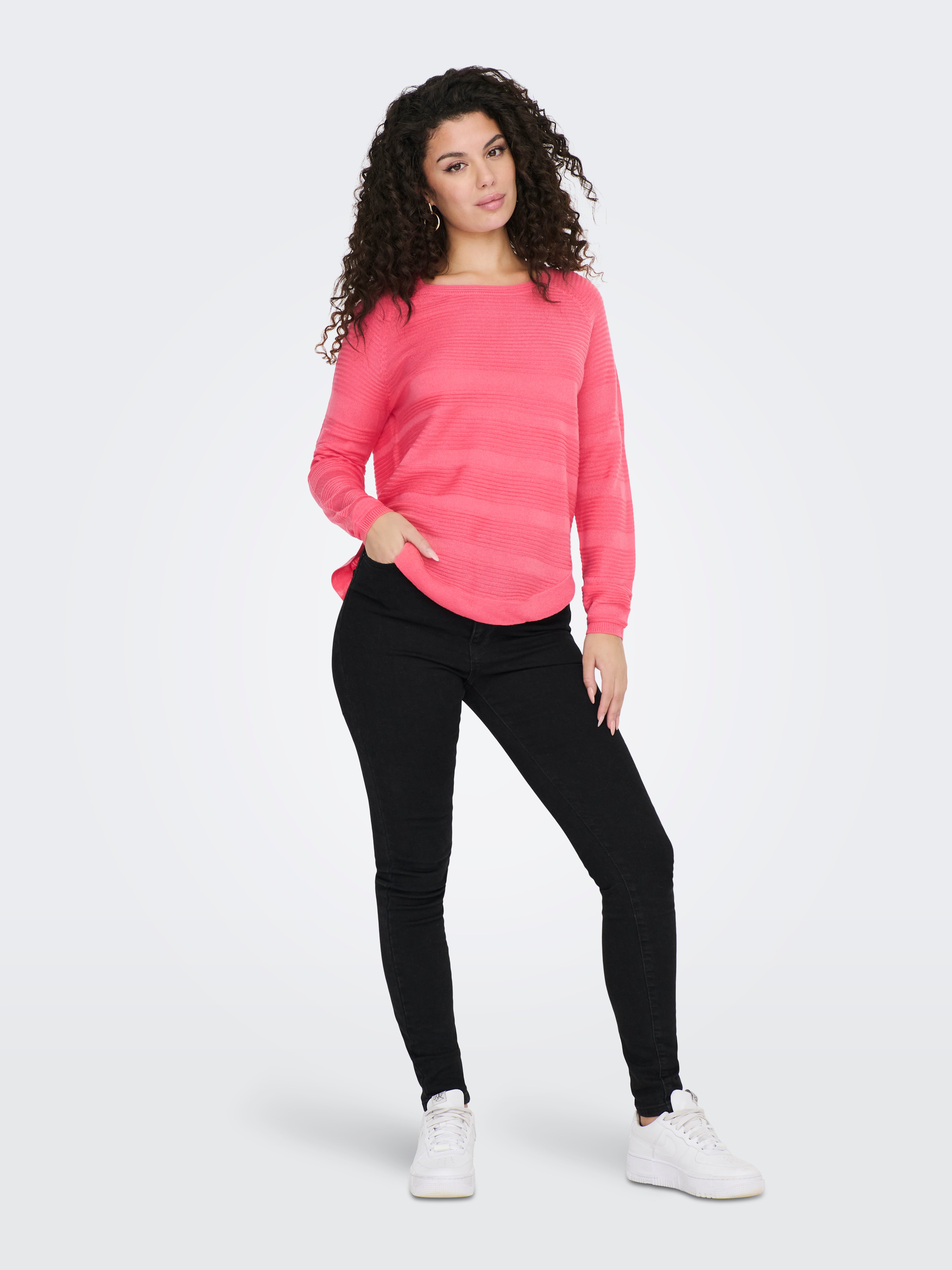 ONLCAVIAR Strickpullover Sun Kissed Coral