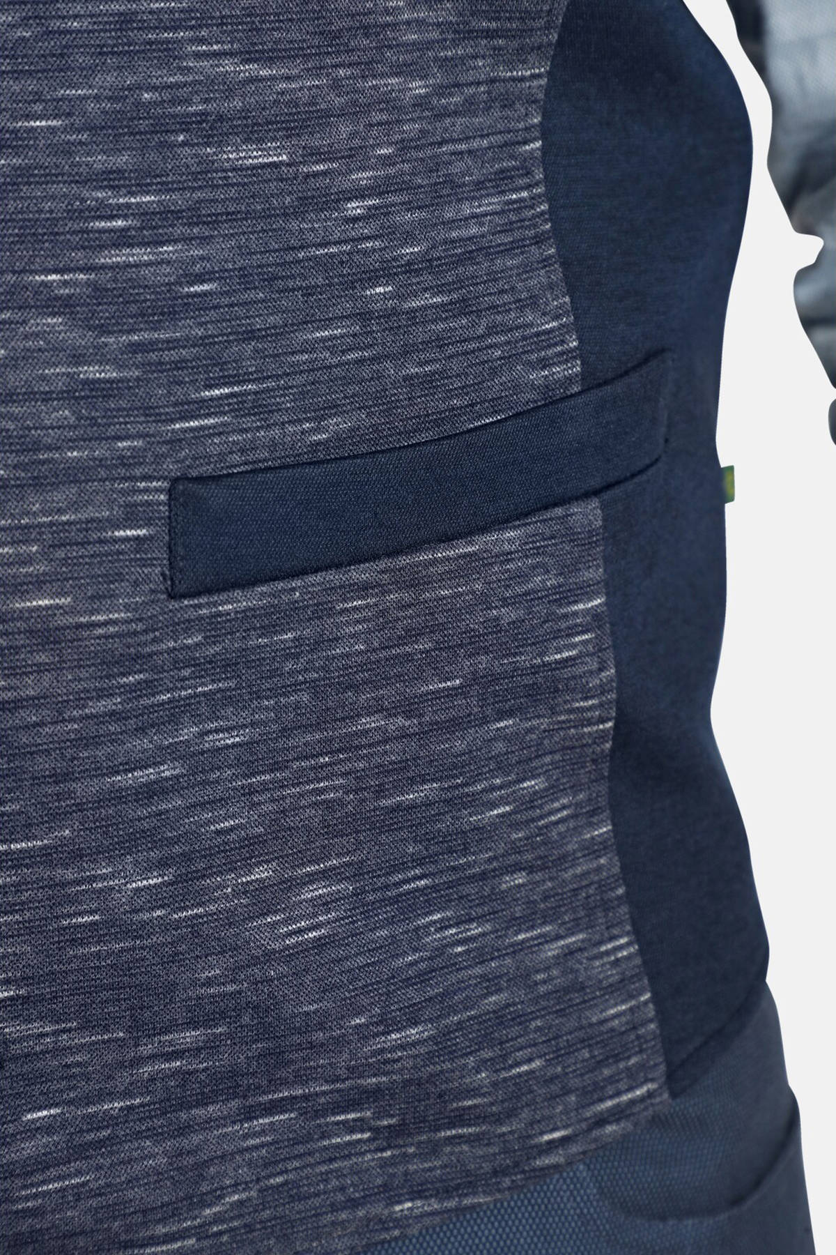 Charles Colby gilet DUKE GRAHAM Plus Size met all over print donkerblauw