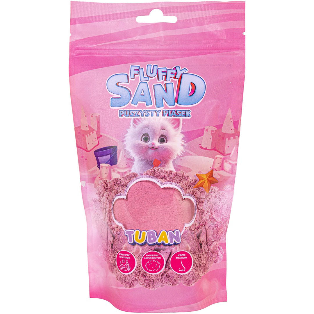 Tuban kinetisch zand fluffy - pink - 90 gr