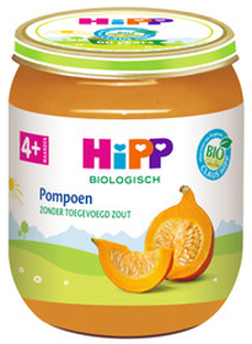 HiPP 4M  Pompoen 125GR