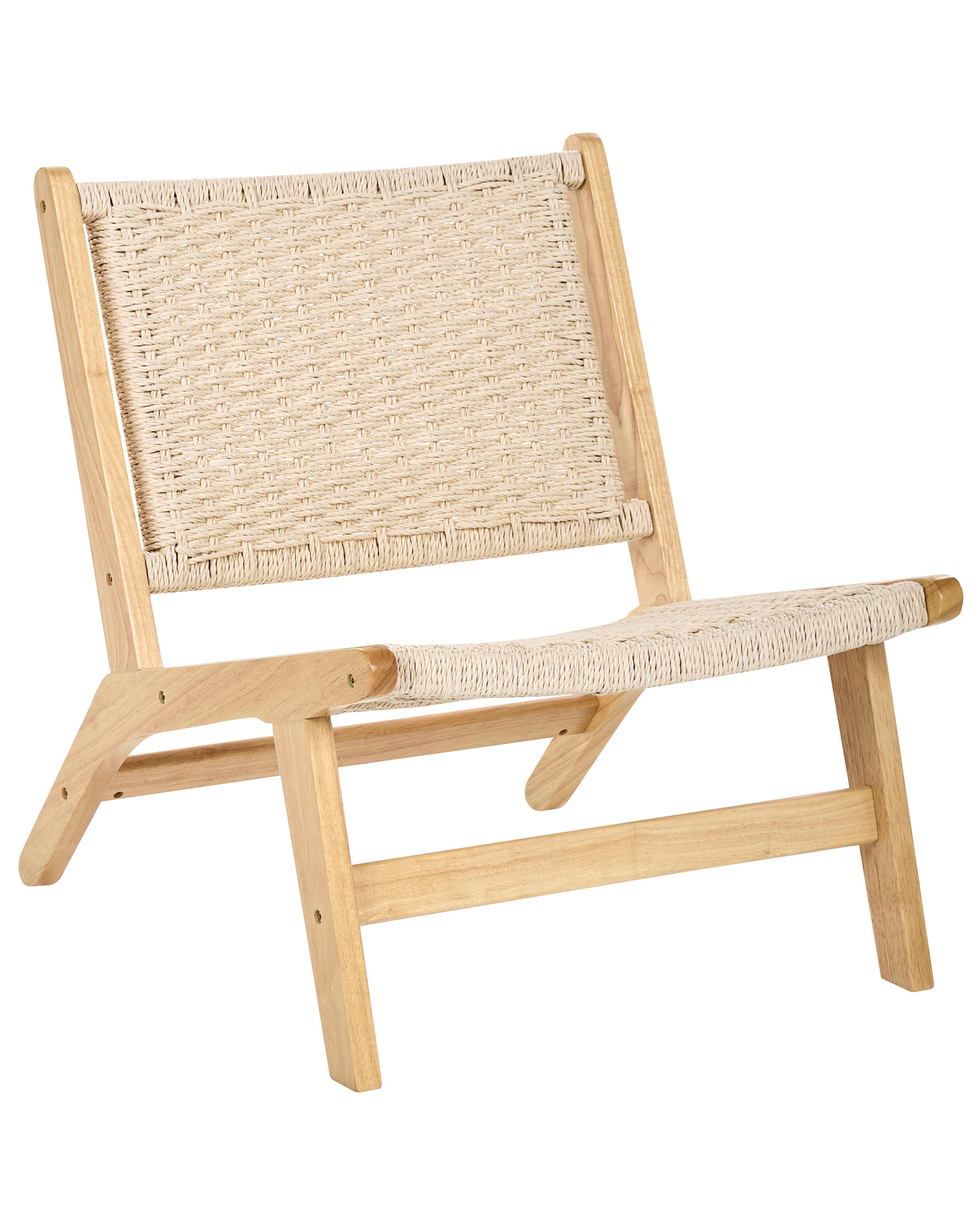 Fauteuil VILLAZ Hout Lichtbruin