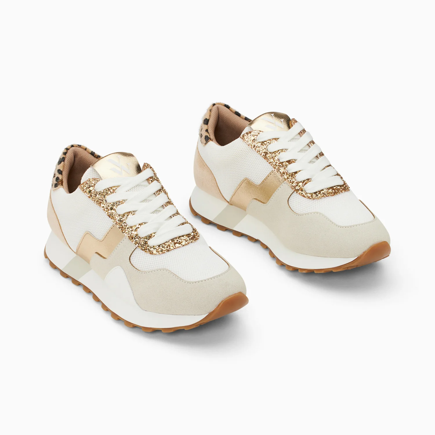 Sneakers-Baskets Tessy or à semelle running
