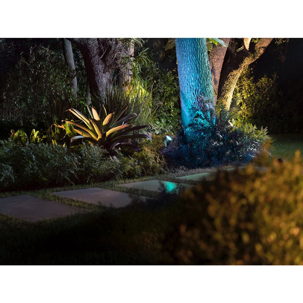 HAGESPOTLIGHT PHILIPS HUE LILY XL WACA UTENDØRS SVART