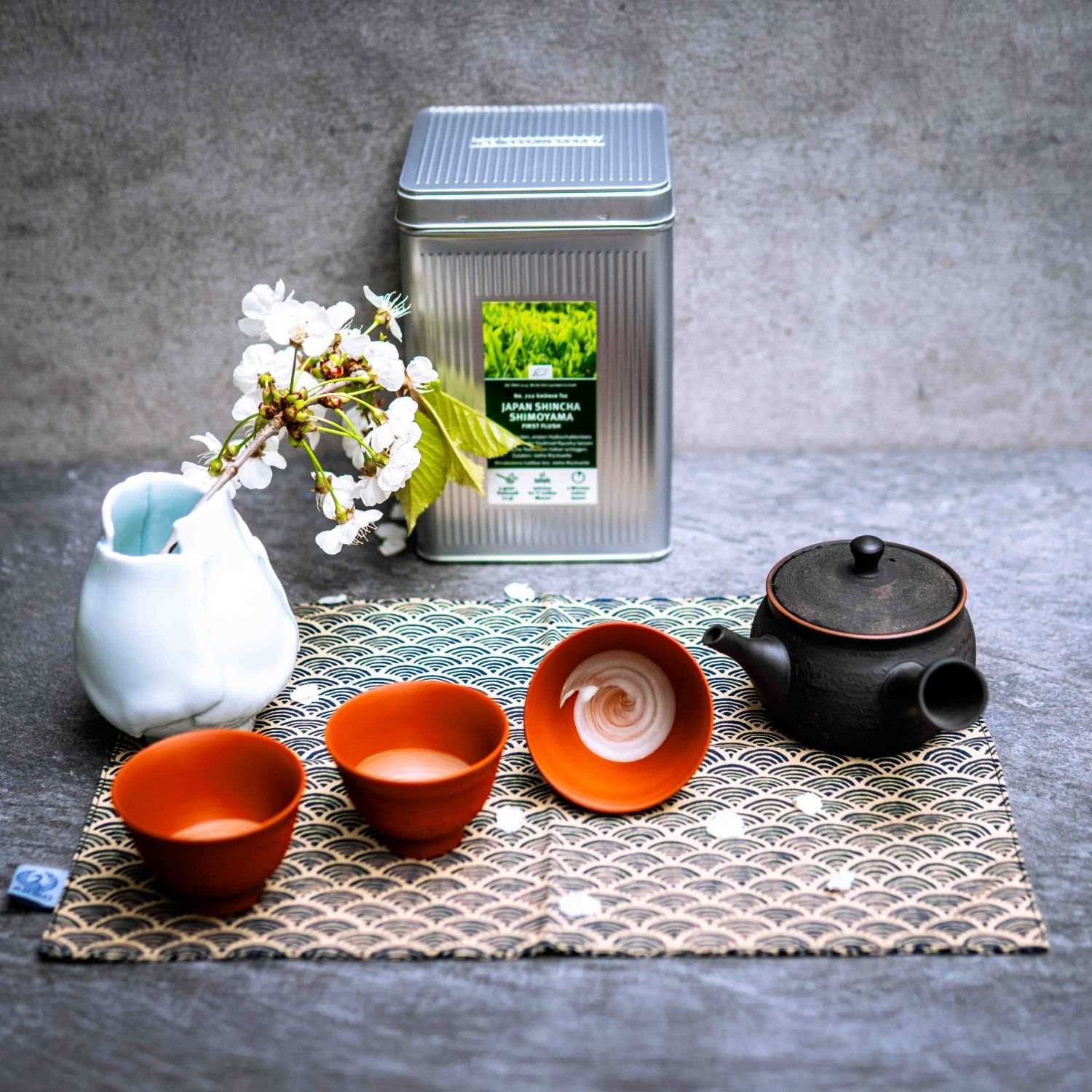 Japan TeaCup Gyokko 50ml rot
