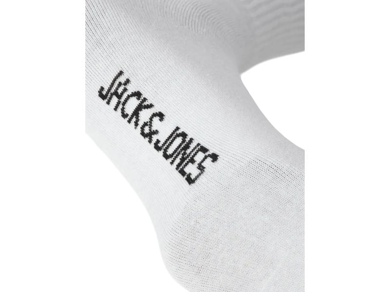 JACK&JONES Sportsocken 3-er Pack, Weiss Herren Tennis Socken