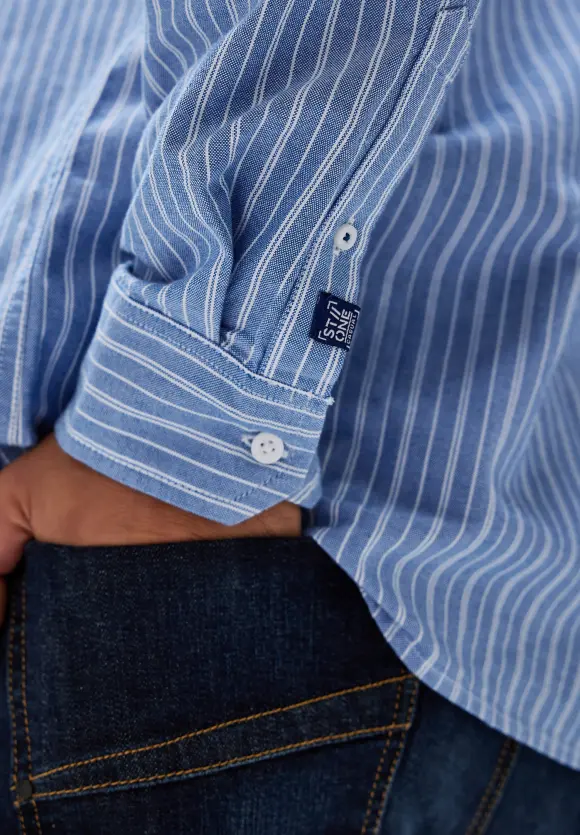 Button Down Oxfordhemd - chambray blue