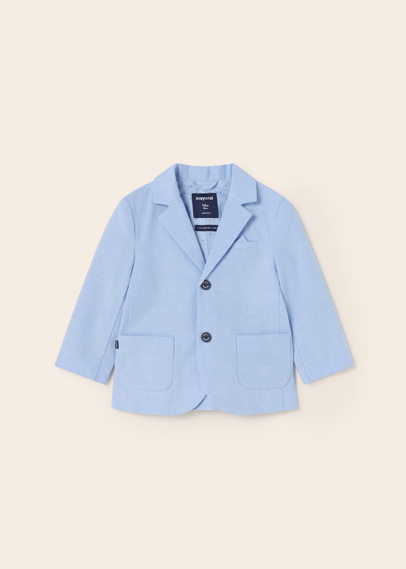 blazer de linho para bebê