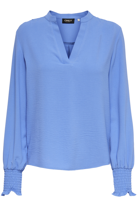 Only blauwe dames blouse