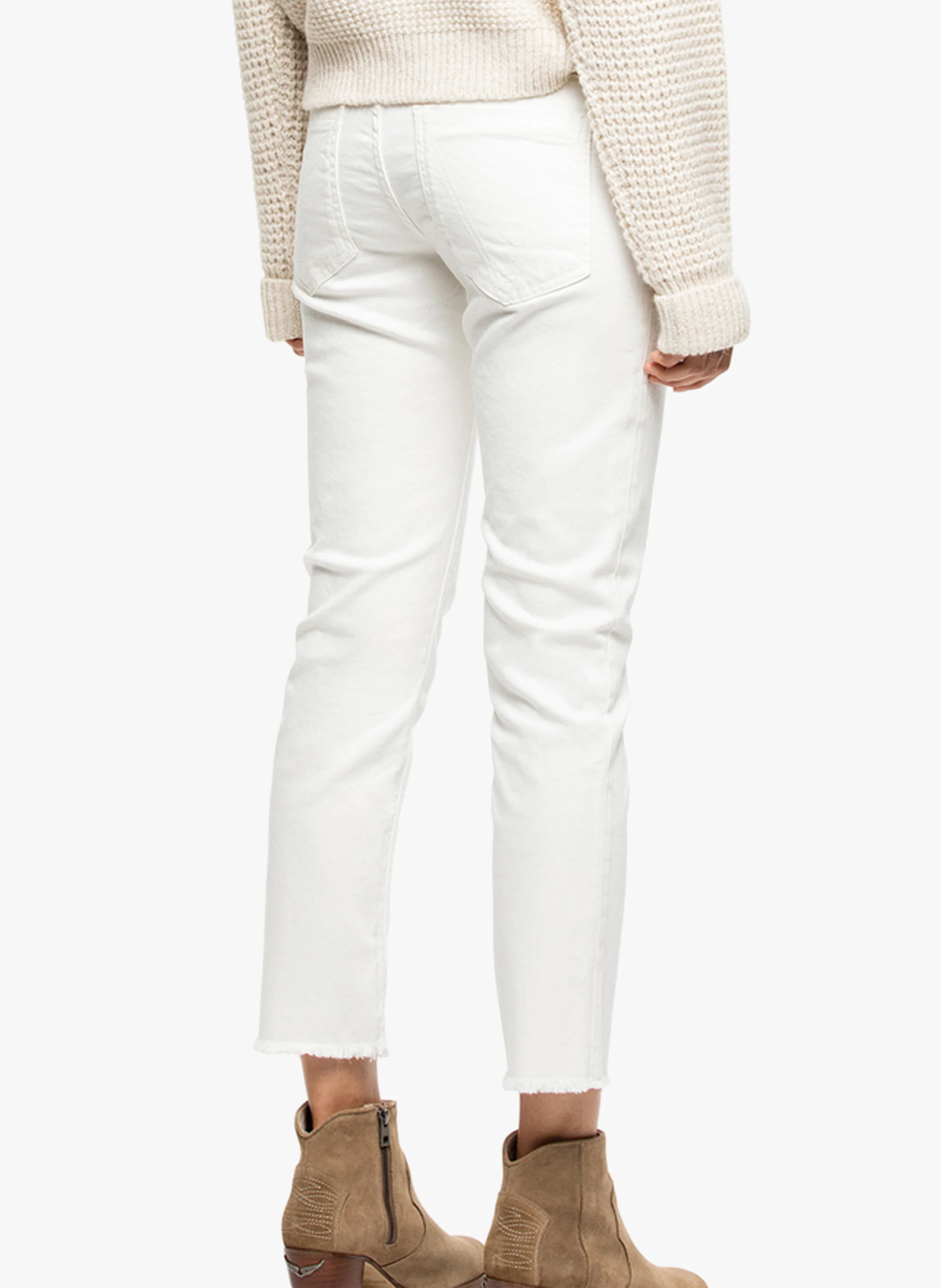 AVA - Jean slim 7/8 ème | Blanc