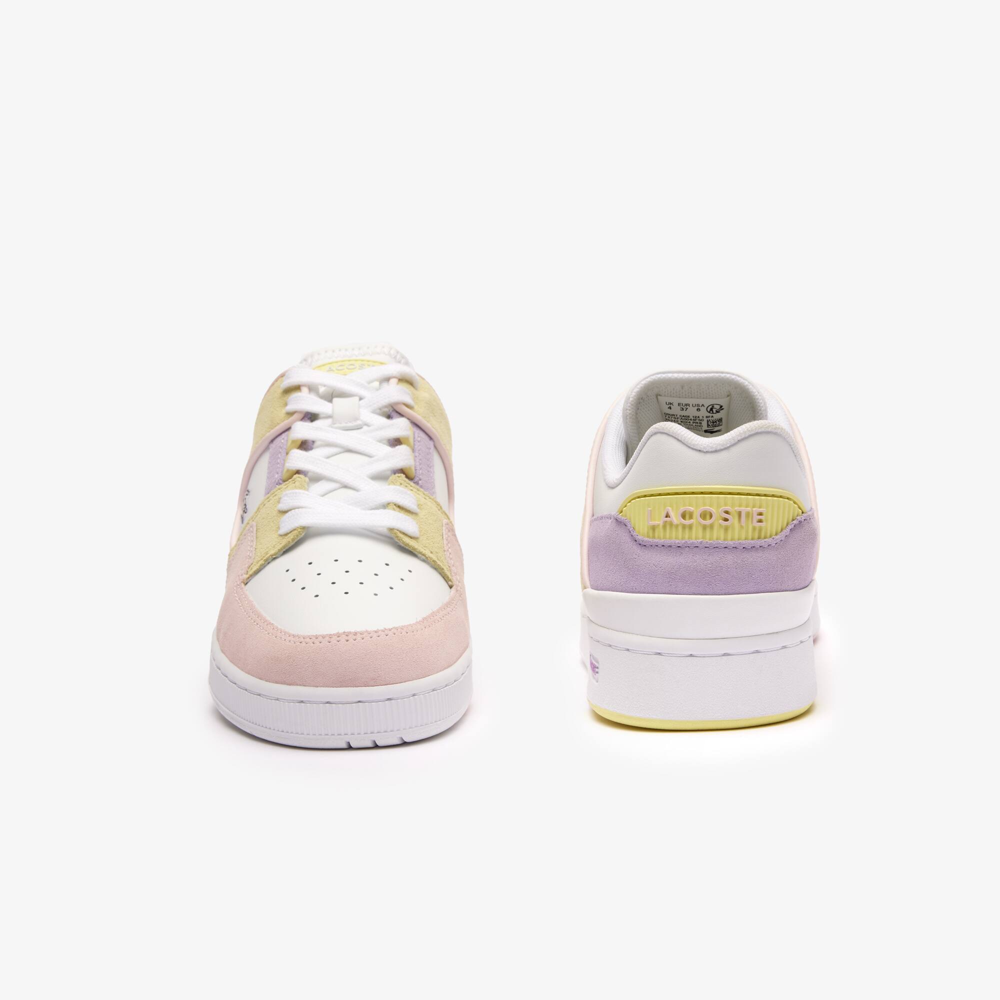 Sneakers Court Cage femme en cuir Sneakers - Rose - Lacoste - Femme