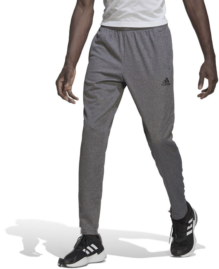 adidas Aeroready Game and Go Small Logo Tapered bukser Grå