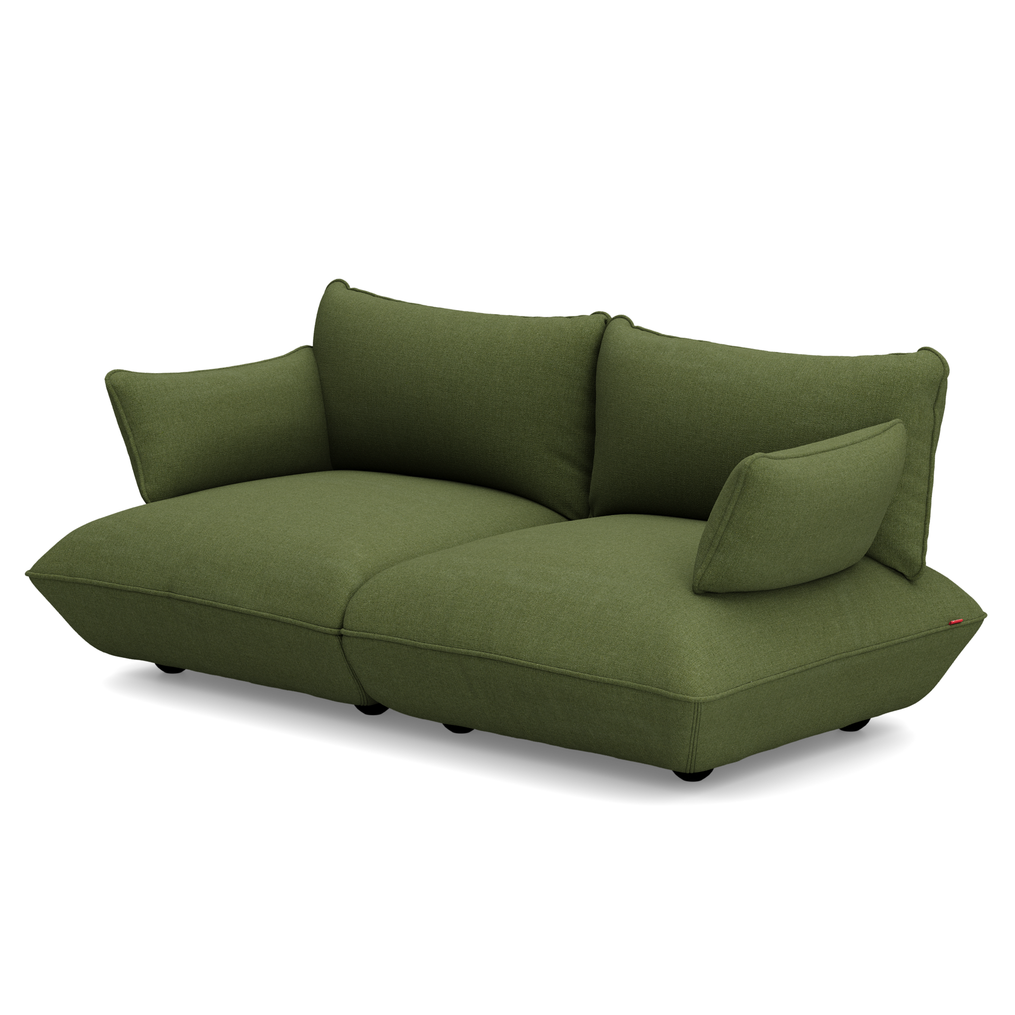 2-zitsbank Sumo boucle recycled leaf green