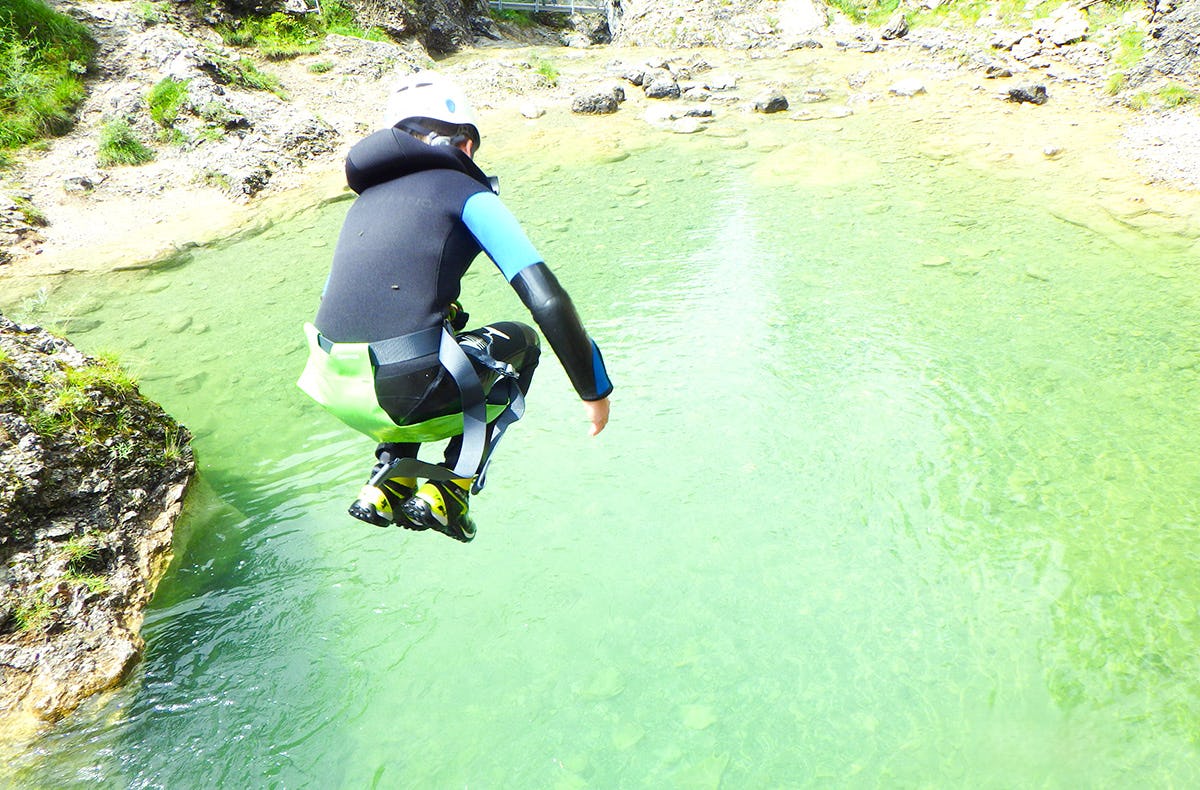 Canyoning-Tour Dornbirn für Familien