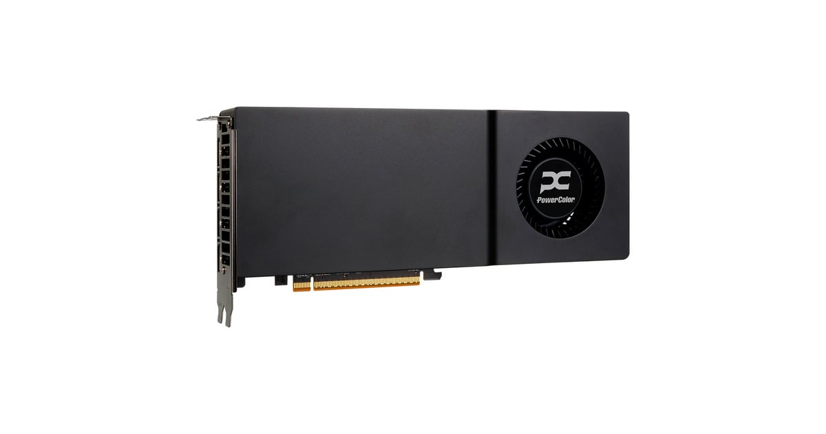 PowerColorRadeon AI PRO R9700 32GB grafische kaart  (Zwart, 4x DisplayPort)