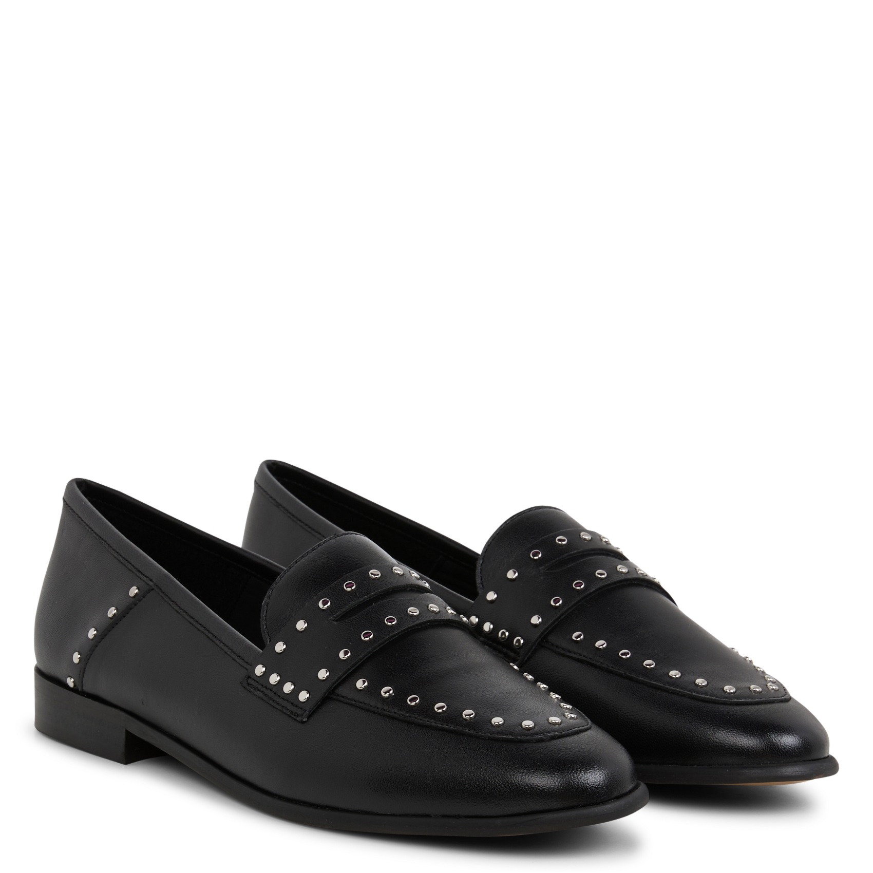 SIRINE - Mocassins en cuir | Noir