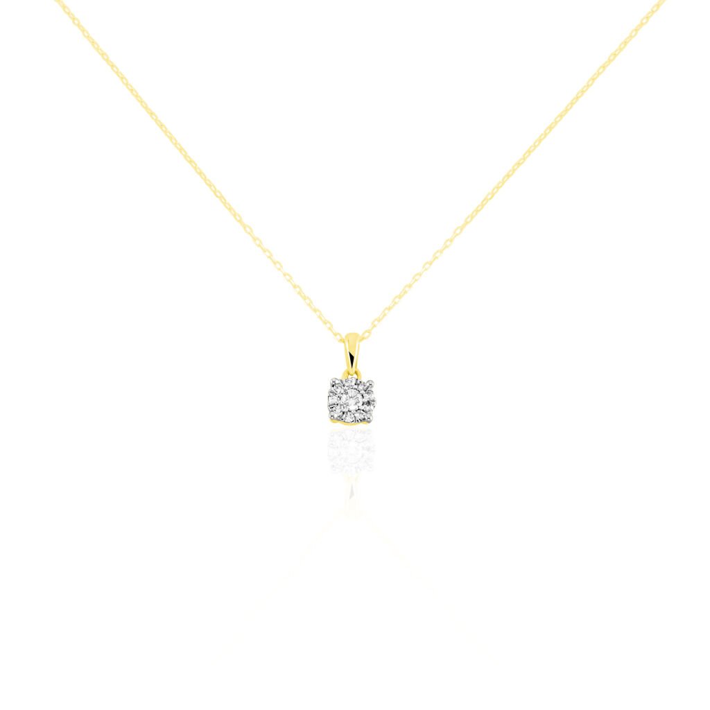 Collier Artemis Or Jaune Diamants