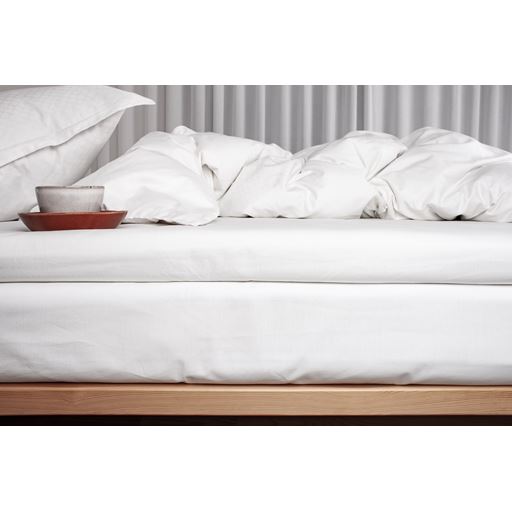 Night and Day Percale Kuvertlagen, Hvid, 180x200 cm