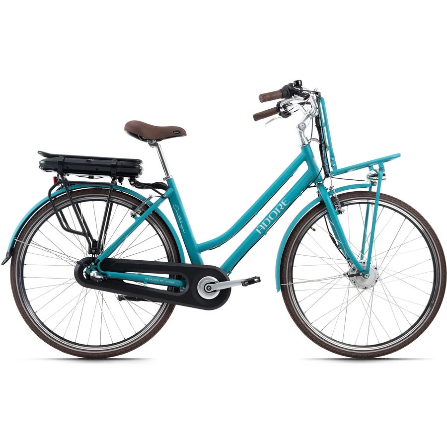 Adore Pedelec E-Bike Cityfahrrad 28'' Adore Cantaloupe Blau