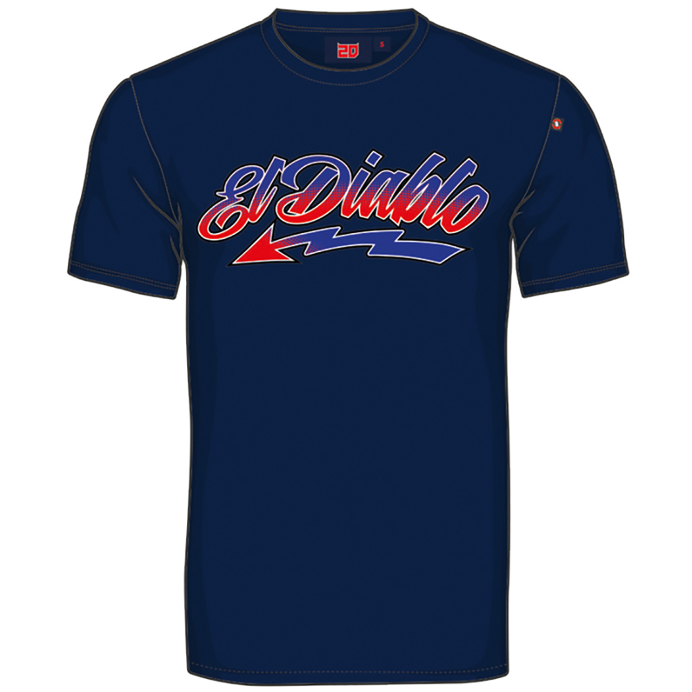Fabio Quartararo - T-shirt El Diablo - 2022 Bleu