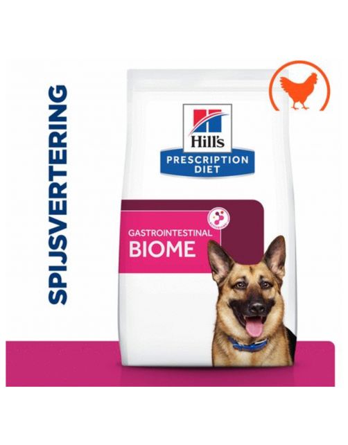 Hill's Prescription Diet Gastrointestinal Biome Digestive+ Fibre Care Zak Kip - Hondenvoer