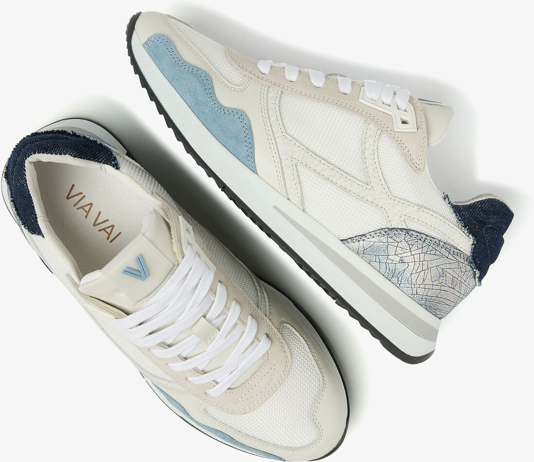 VIA VAI blauwe via vai lage sneakers nora base