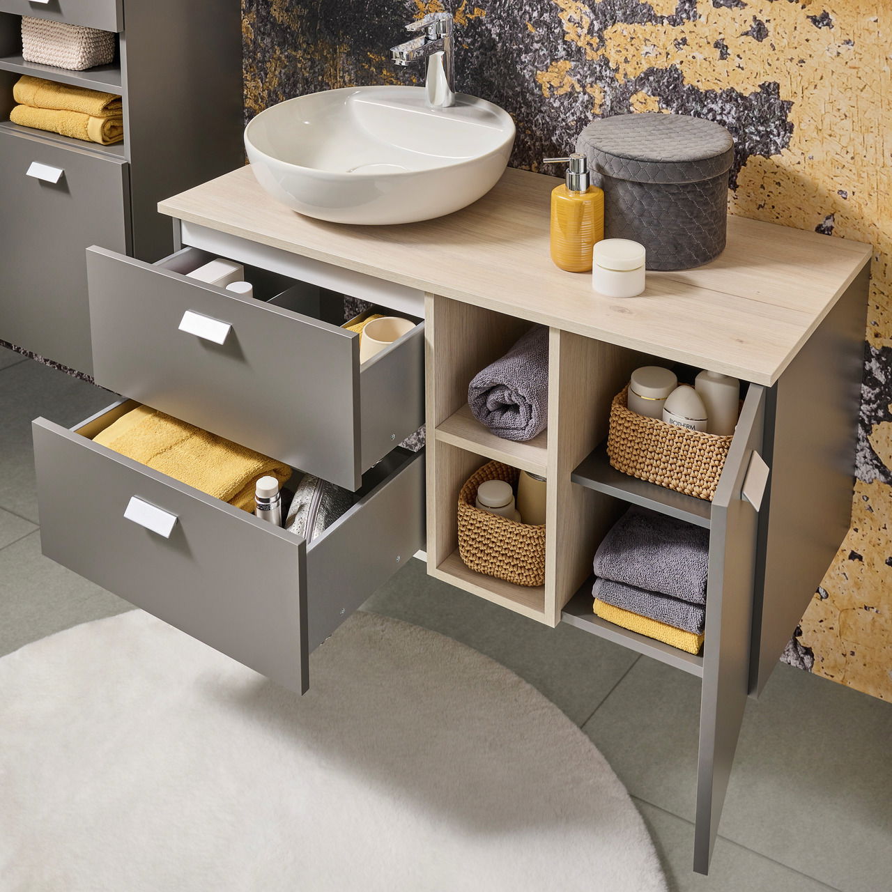 Stylife Waschtisch-Set MONA