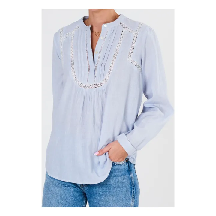 M.A.B.E. Blouse Adley | Bleu Clair