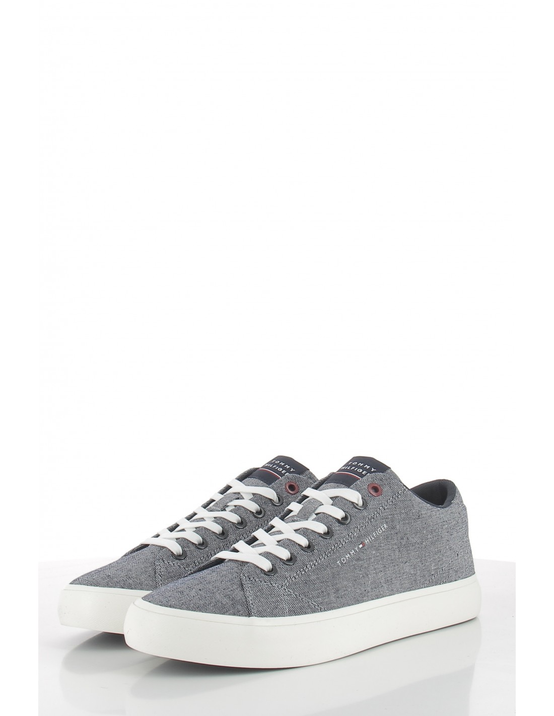 tommy hilfiger baskets de ville homme th hi vulc core low bleu